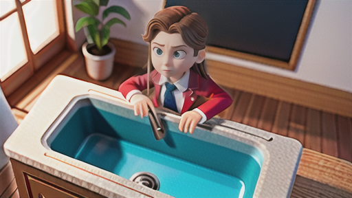 おしゃれなスロップシンク施工例